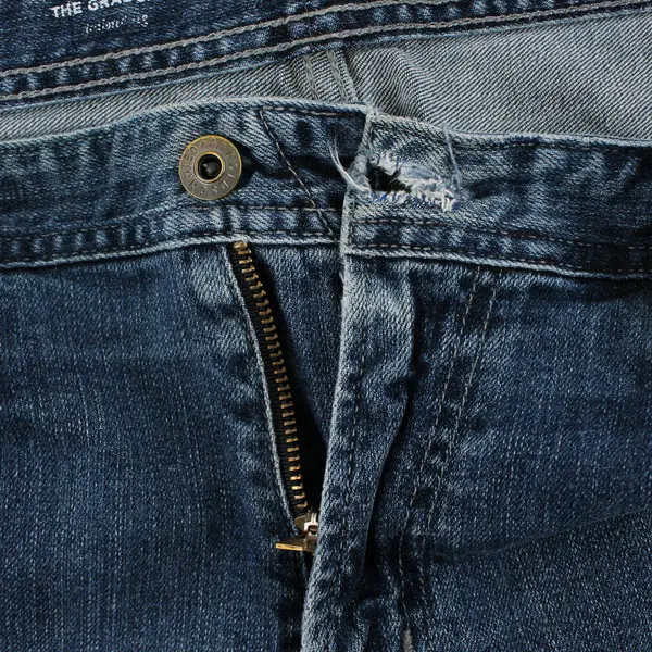 AG Adriano Goldschmied Mens 34x34 Medium Wash The Graduate Straight Denim Jeans