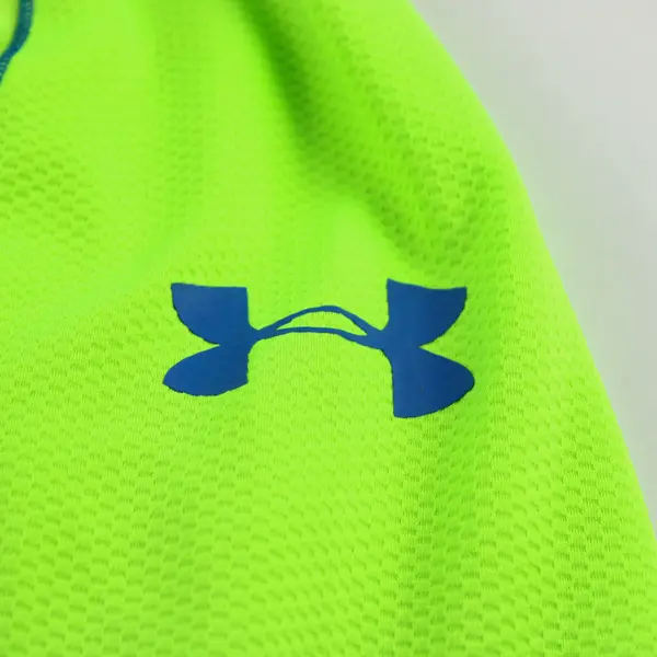 Under Armour Neon Green and Blue 1/4-Zip Golf Jacket Men's Large