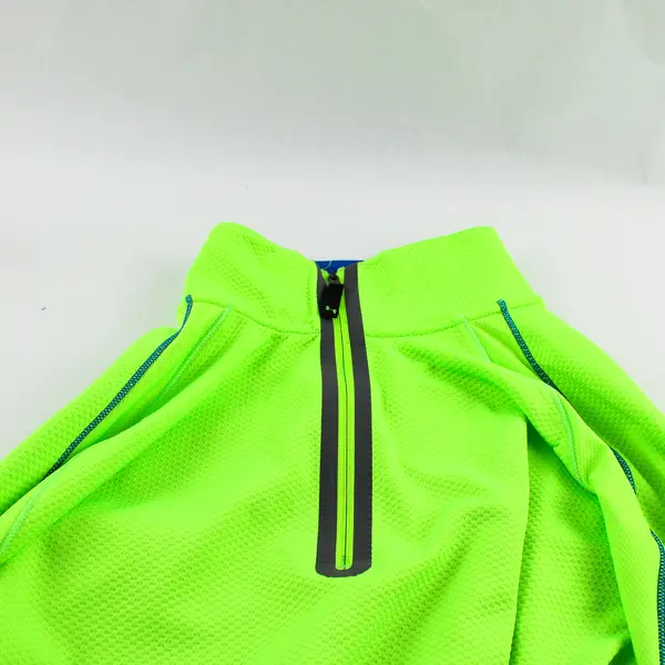 Under Armour Neon Green and Blue 1/4-Zip Golf Jacket Men's Large