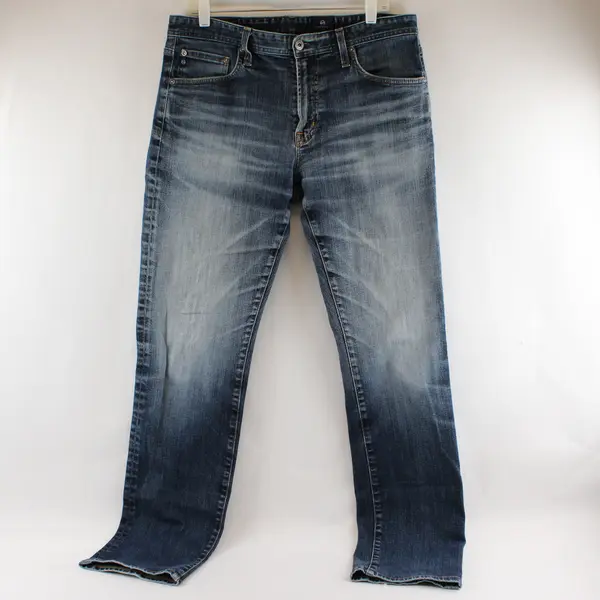 AG Adriano Goldschmied Mens 34x34 Medium Wash "The Graduate" Straight Denim Jean