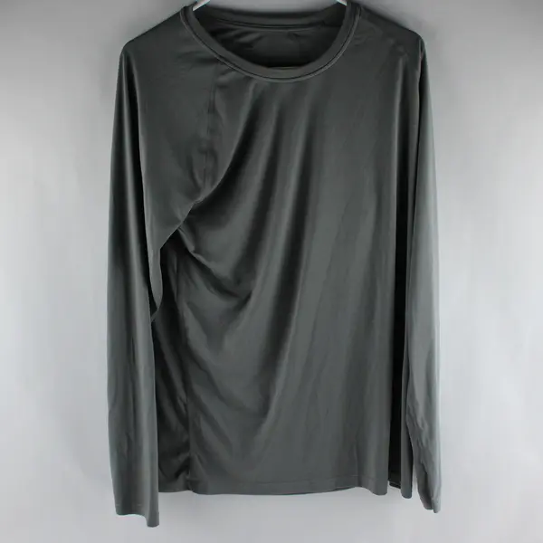 Spyder Men's Large Gray Long Sleeve Performance Activewear Shirt