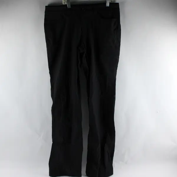 Eddie Bauer Solid Black Straight-Leg Pants Women's Size 8