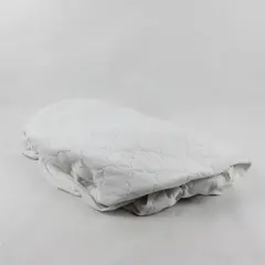 Sealy Baby Solid White Crib Mattress Cover 100% Polyester