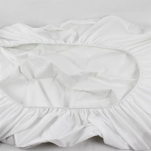 Sealy Baby Solid White Crib Mattress Cover 100% Polyester