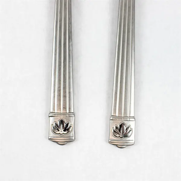 Lot of 2 Pfaltzgraff PFF14 8" Stainless Steel Dinner Forks