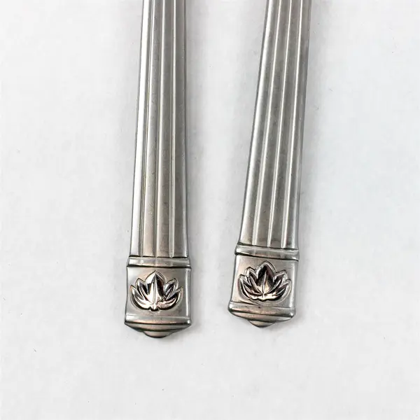 Lot of 2 Pfaltzgraff PFF14 Stainless Steel 8" Dinner Fork & 7.5" Soup Spoon