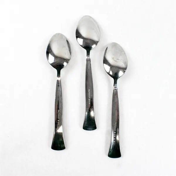 Lot of 3 Pfaltzgraff Mia Stainless Steel Teaspoons 7"