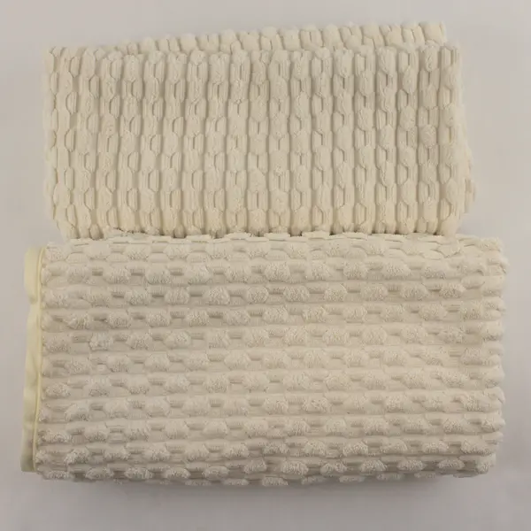 Lot Of 2 Unbranded Matching Fluffy Solid White Square Throw Pillow Covers 24"