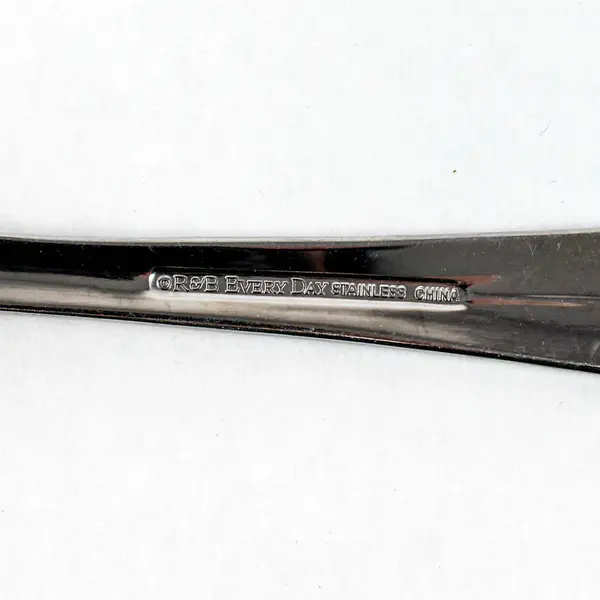 Lot of 2 Reed & Barton Helena Maria 8.5" Stainless Steel Slotted Serving Spoons