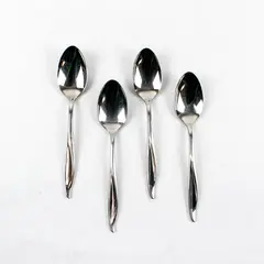 Lot of 4 Reed & Barton Evening Mood Stainless Steel Teaspoons 6"