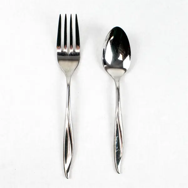 Lot of 2 Reed & Barton Evening Mood Stainless Salad Fork 7" Teaspoon 6"