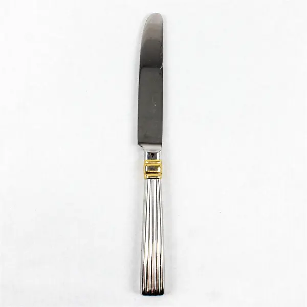 Lot of 3 Reed & Barton Golden Crescendo Stainless Fork, Salad Fork and Knife