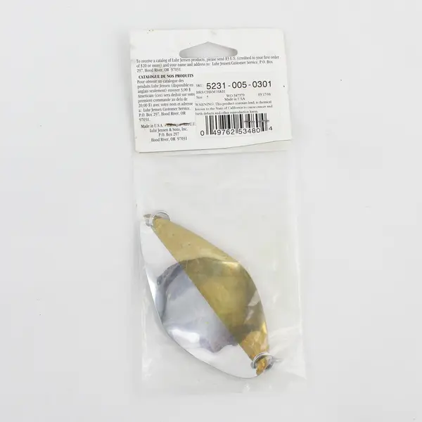 LuhrJensen Size 5 Manistee Fishing Lure Gold And Silver