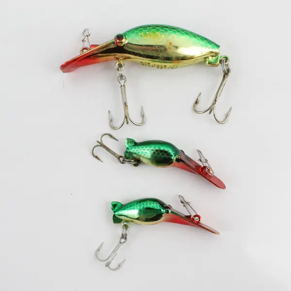 Lot of 8 Luhr Jensen Hot Shot Lures Sizes 3-50