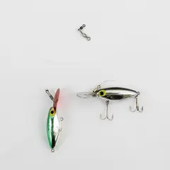 Lot of 2 Rebel Thin Fin Hot N Tot Fishing Lures