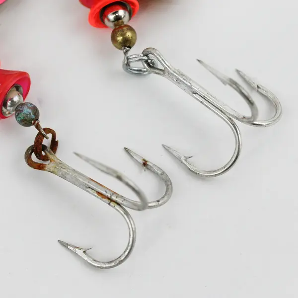 Lot of 2 Unbranded Multi-Color Wedding Ring Spinner Lures Freshwater