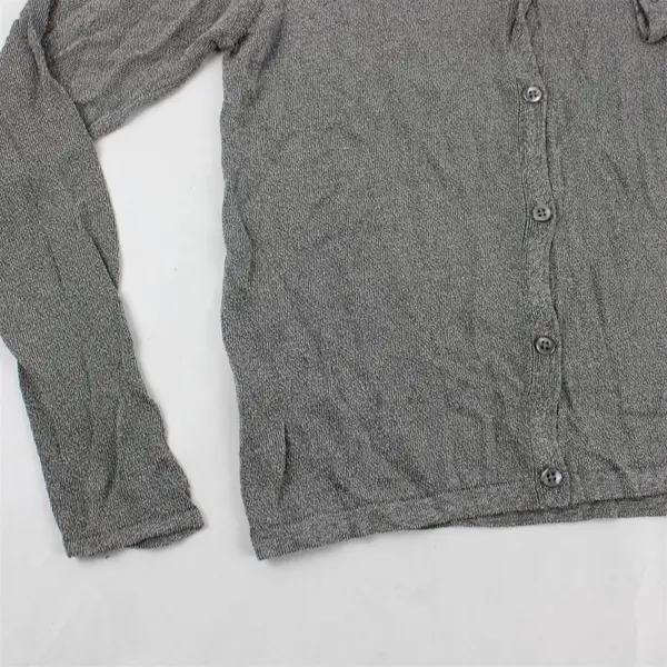 Banana Republic Lightweight Gray Button-Front Knit Cardigan Women's Medium