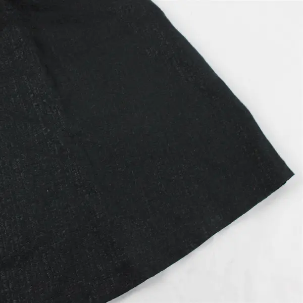 Mac & Jac Shimmery Black Empire Waist Sleeveless Shift Dress Women's Size 8