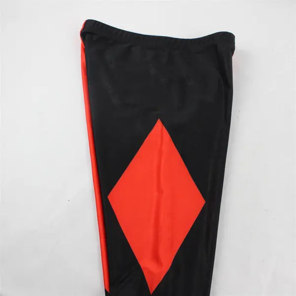 Romwe Black and Red Card Suit Leggings Women's Medium