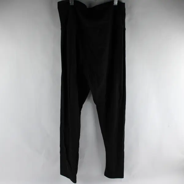 Solid Black Leggings Women's Size XXL