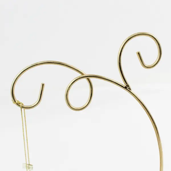 University of Oregon Mercury Glass Ornament With Brass Ornament Stand