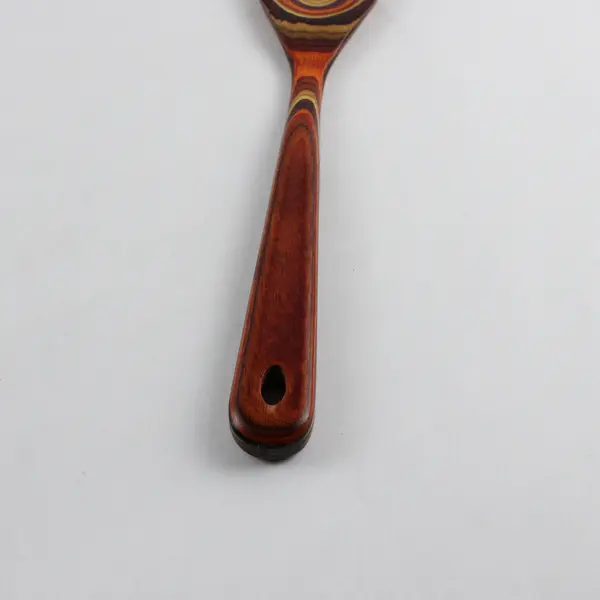 Baltique Red/Orange Wooden Bamboo Cooking Spatula Kitchen Utensil 12.75" Long