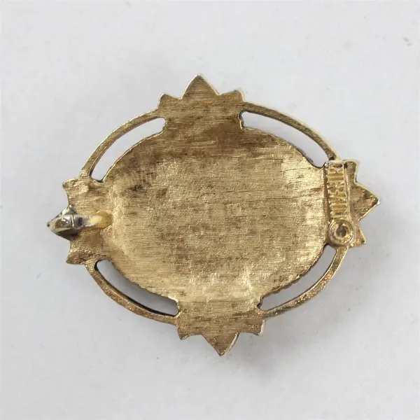 Vintage Sarah Coventry Rose Marie Gold-Tone Pendant