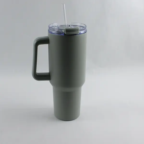 HYDROSTEEL Matcha Green 40 Oz Insulated Travel Tumbler w/ Straw