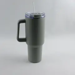 HYDROSTEEL Matcha Green 40 Oz Insulated Travel Tumbler w/ Straw