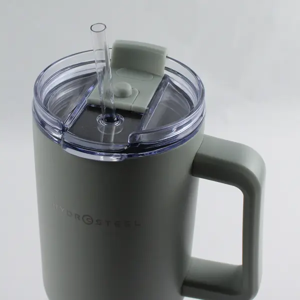 HYDROSTEEL Matcha Green 40 Oz Insulated Travel Tumbler w/ Straw