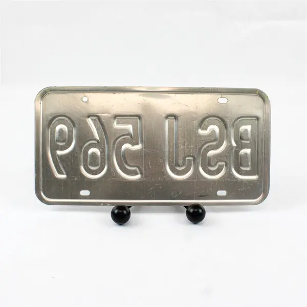 Vintage 80s Hawaii License Plate - Aloha State 