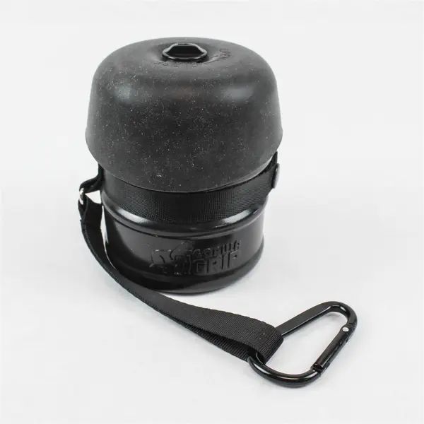 Gorilla Grip Portable Pet Water Bottle Leakproof Dog Travel Bowl Black Strap