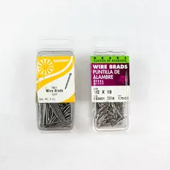 Lot of 2 Wire Brads Nails Tower TB11 Hillman 1/2 x 18 Packages
