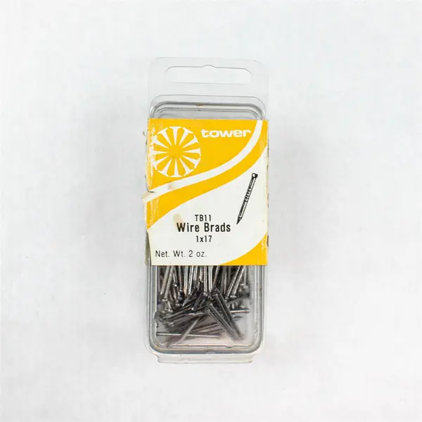 Lot of 2 Wire Brads Nails Tower TB11 Hillman 1/2 x 18 Packages