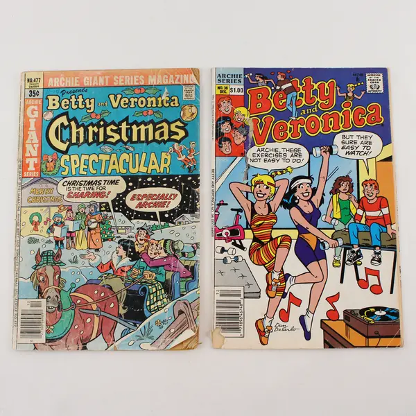 Lot of 2 Vintage Archie Giant Series Magazines - No. 477 & No. 36 1978 & 1990