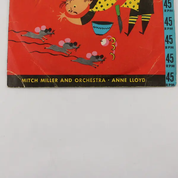 VTG Three Blind Mice Golden Record 45 RPM Mitch Miller & Orchestra Anne Lloyd 
