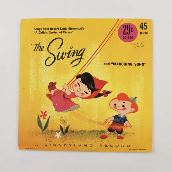 Archer & Gile Swing/Marching Song 45 RPM LG-720 Walt Disney Little Gem