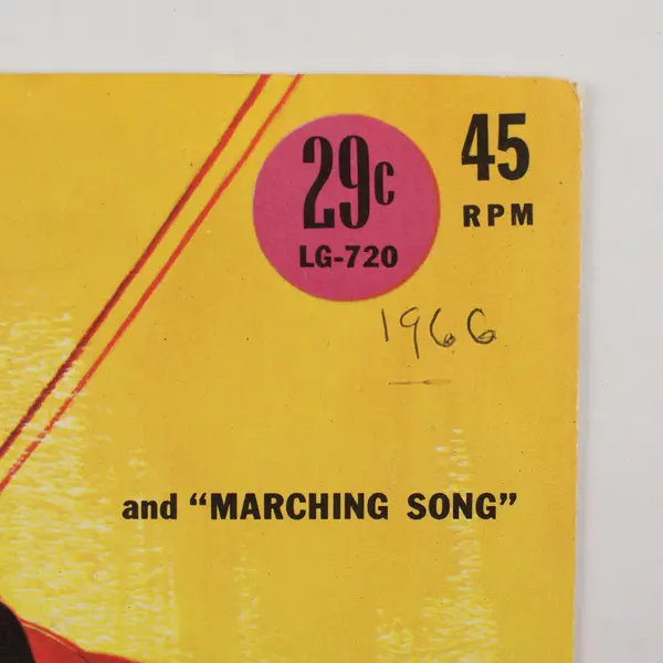Archer & Gile Swing/Marching Song 45 RPM LG-720 Walt Disney Little Gem
