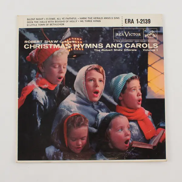 Robert Shaw Christmas Hymns and Carols Vol. 1 RCA Victor 7in 45 EP