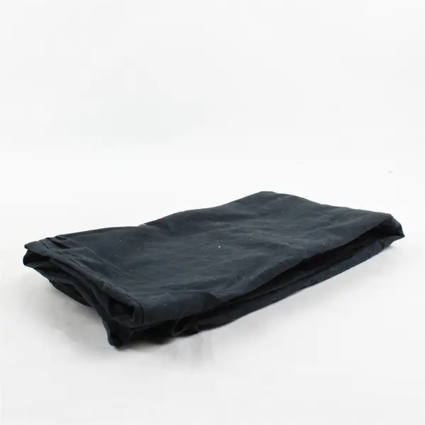 Lot Of 2 IKEA Matching Solid Black Color Square Pillowcases 100% Cotton 24"x24"
