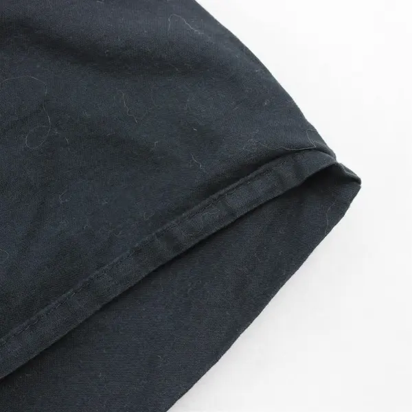 Lot Of 2 IKEA Matching Solid Black Color Square Pillowcases 100% Cotton 24"x24"