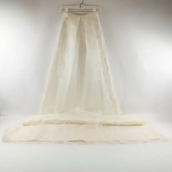 Vintage 1980's Detachable Wedding Dress Train - Train ONLY - 85" Long