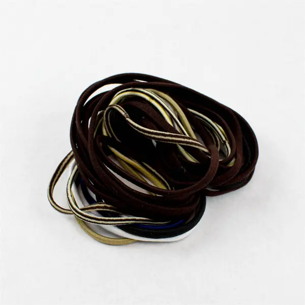 Lot of 15 Thin Stretchy Headbands Various Colors