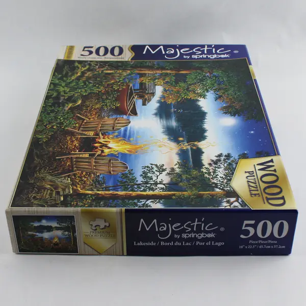 Lakeside Majestic by Springbok 500pc Jigsaw Puzzle 18"x22.5" complete 