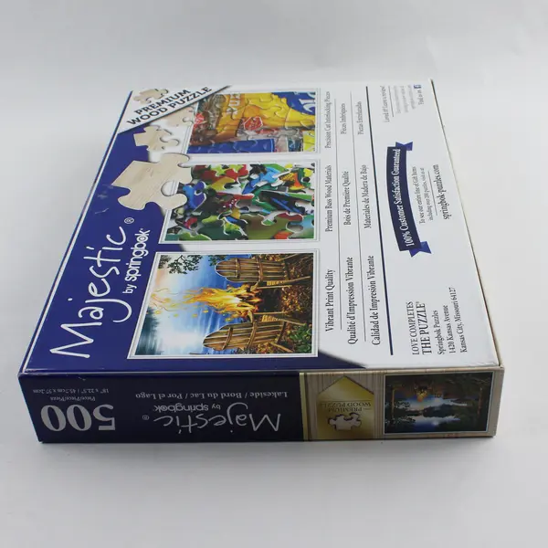 Lakeside Majestic by Springbok 500pc Jigsaw Puzzle 18"x22.5" complete 