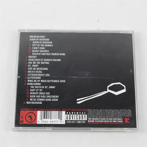 American Idiot By Green Day (CD, 1 Disc, 2004, Reprise Records, Alt Punk Rock)