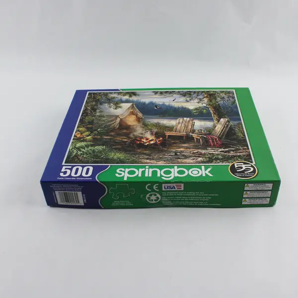 Springbok "Evening at the Lake" 500-Pc Jigsaw Puzzle, 2019 complete 