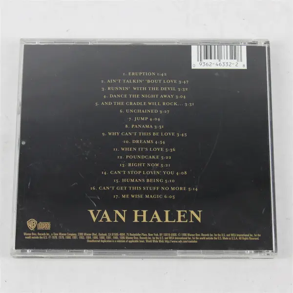 Van Halen Best Of Volume 1 By Van Halen (CD, 1996, Warner Bros Records, Rock)