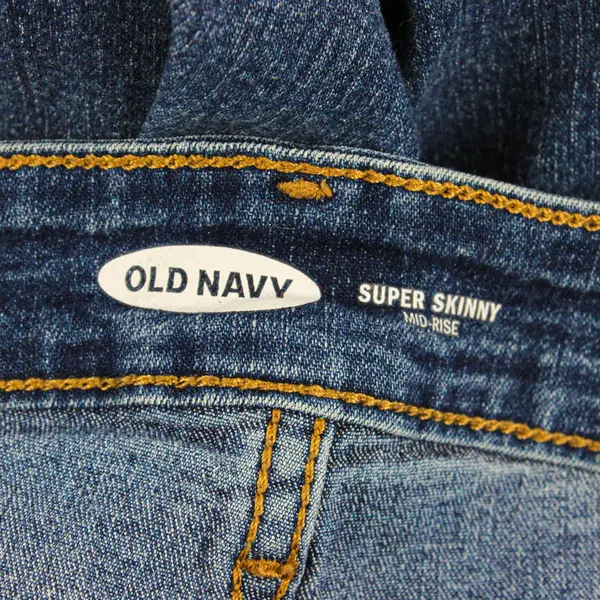 Old Navy Medium Wash Super Skinny Mid-Rise Jeans Women's Size 14