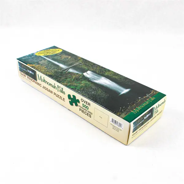 Impact Photo Graphics Multnomah Falls Panoramic Puzzle 500+ Pieces 12x36